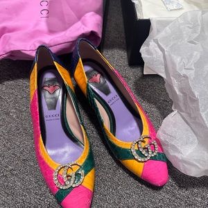 Gucci Snakeskin Pumps